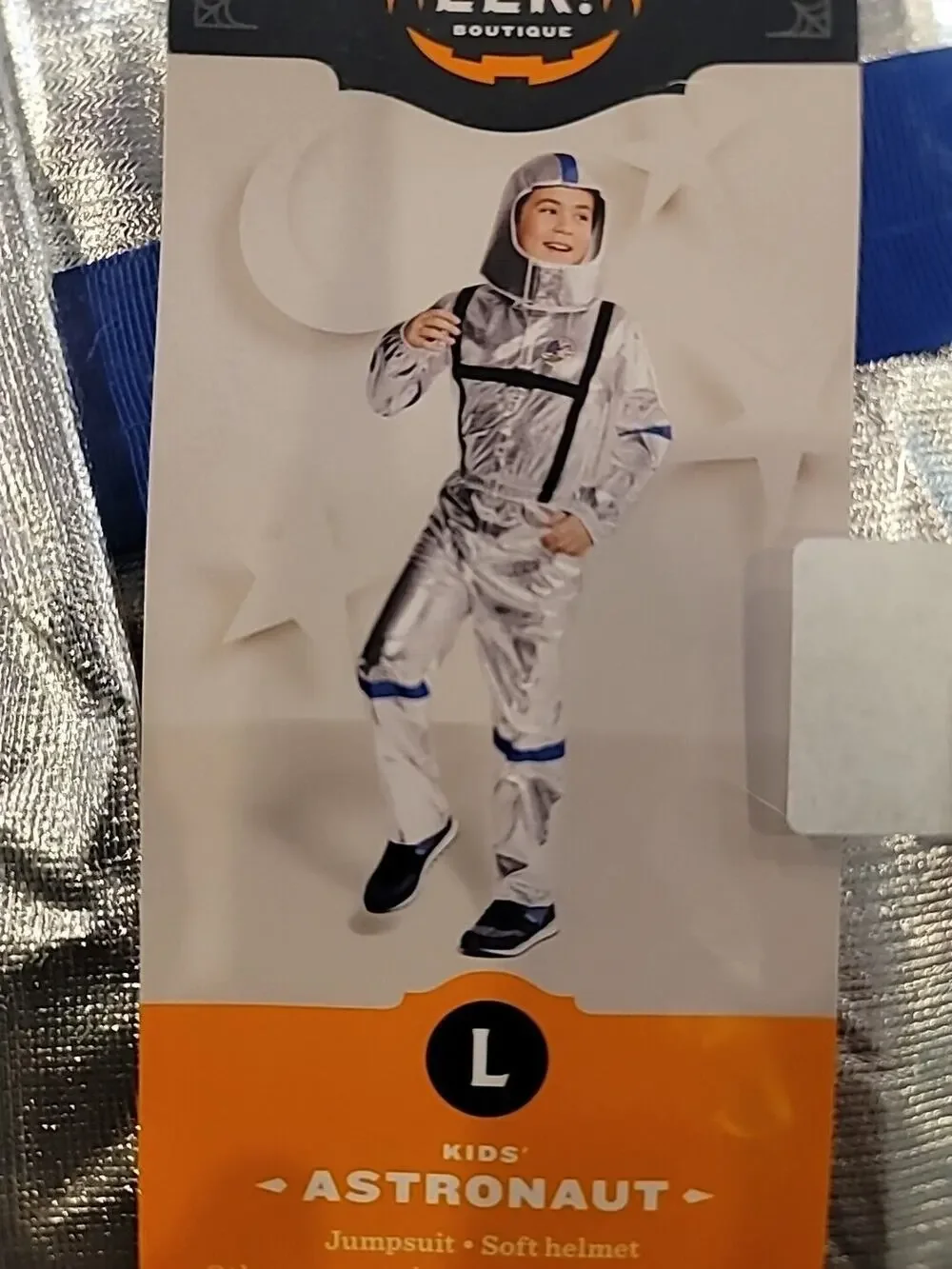 Astronaut Costume Kids Large Jumpsuit Soft Helmet Imagination NWT Fast Shipping